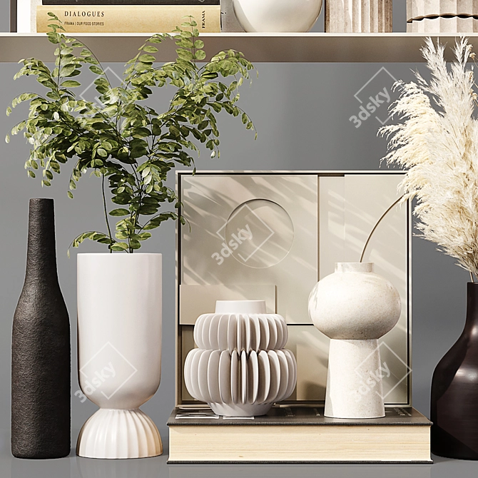 Elegant Decor Set for Exquisite Interiors 3D model image 2