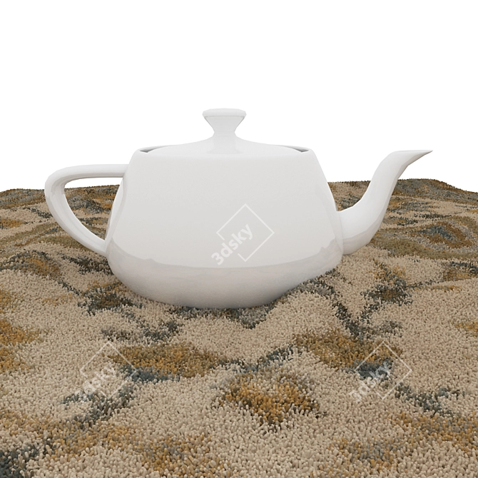 Round Rugs Set: Versatile and Realistic 3D model image 5