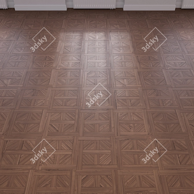 Premium Parquet Laminate 3D model image 2