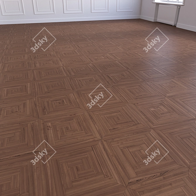 Premium Parquet Laminate 3D model image 3