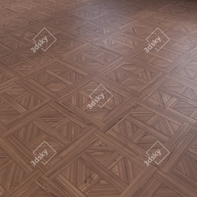 Premium Parquet Laminate 3D model image 4