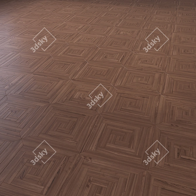 Premium Parquet Laminate 3D model image 5