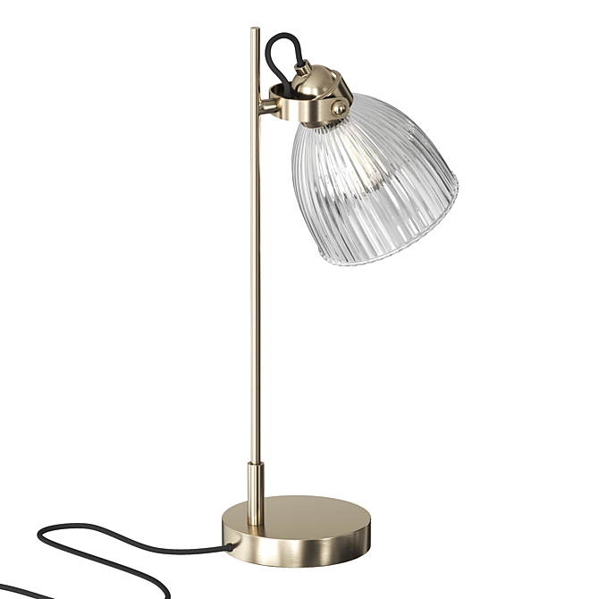 Elegant Florence Table Lamp 3D model image 2