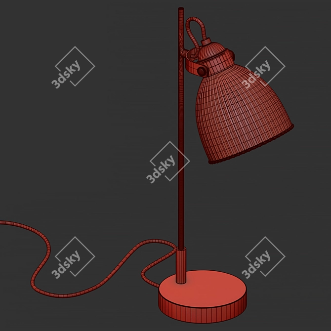 Elegant Florence Table Lamp 3D model image 3