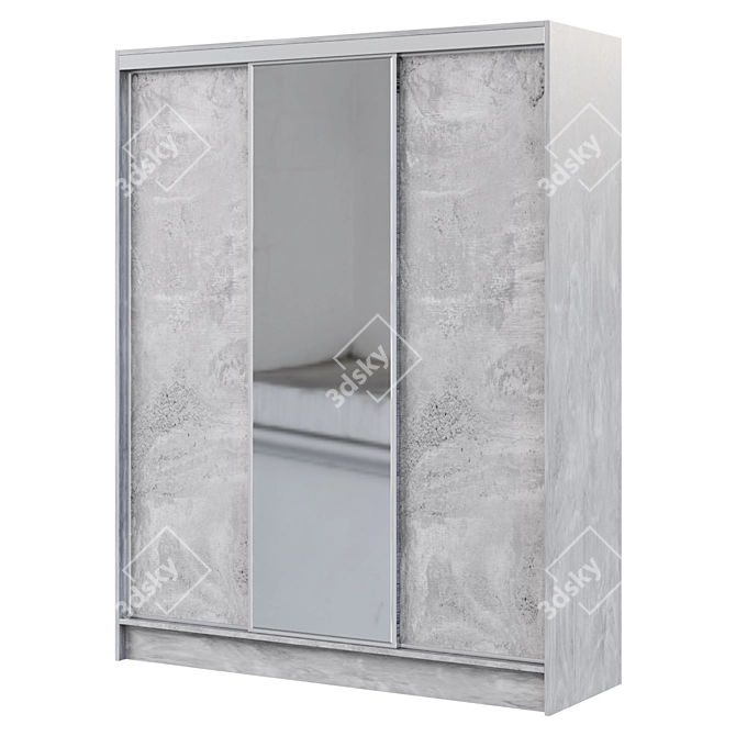 Atelier Light Sliding Wardrobe 3D model image 1