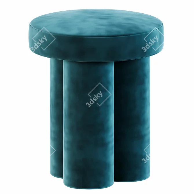 King of Comfort: Bigfoot Stool 3D model image 4