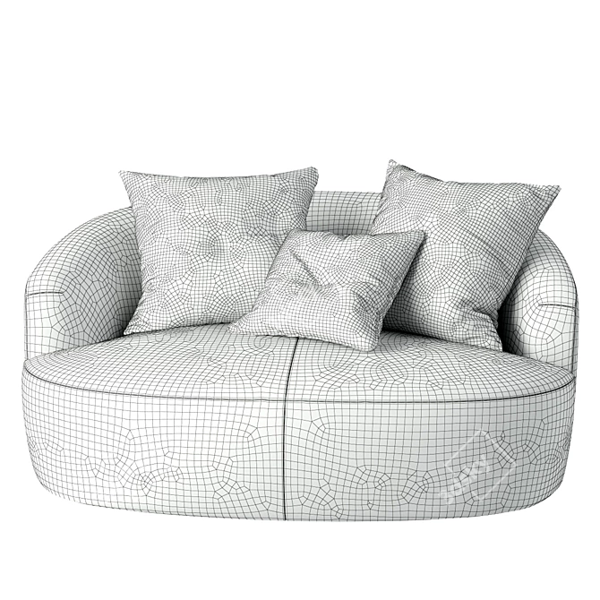 Elegant Francesca Sofa by Casamilano 3D model image 4