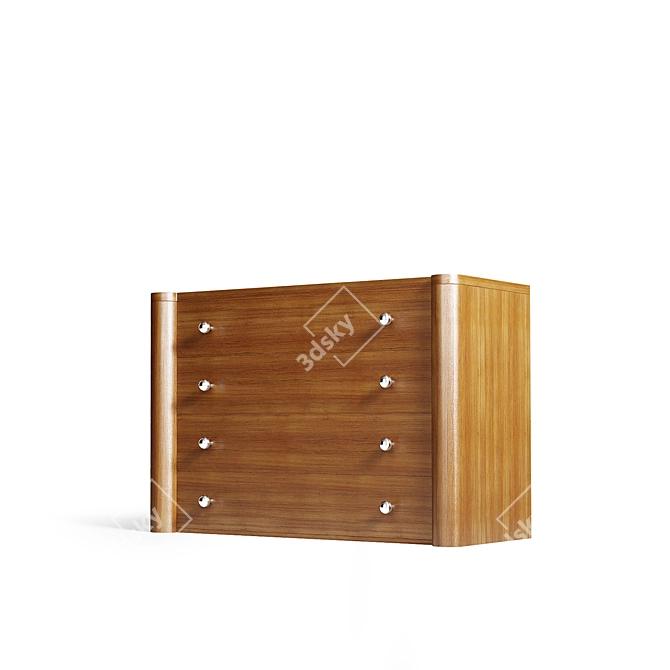 Customizable TM 021 Wood Veneer Tiles 3D model image 3