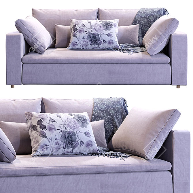 Modular Harmony Sofa 3D model image 3