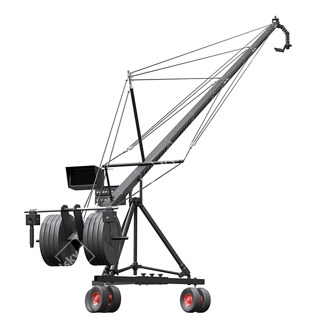 Cinematic Crane Camera: High-Quality 3D Model 3D model image 2