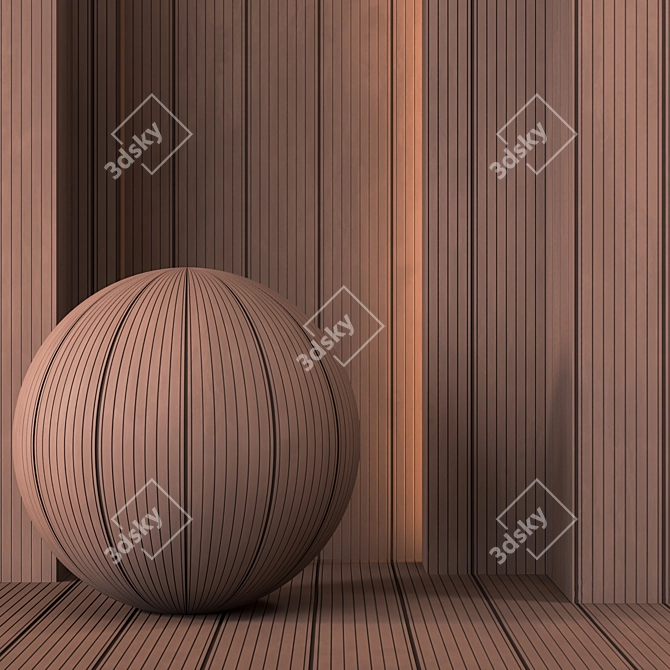 3 Wood Plastic Composite 4K Textures 3D model image 3