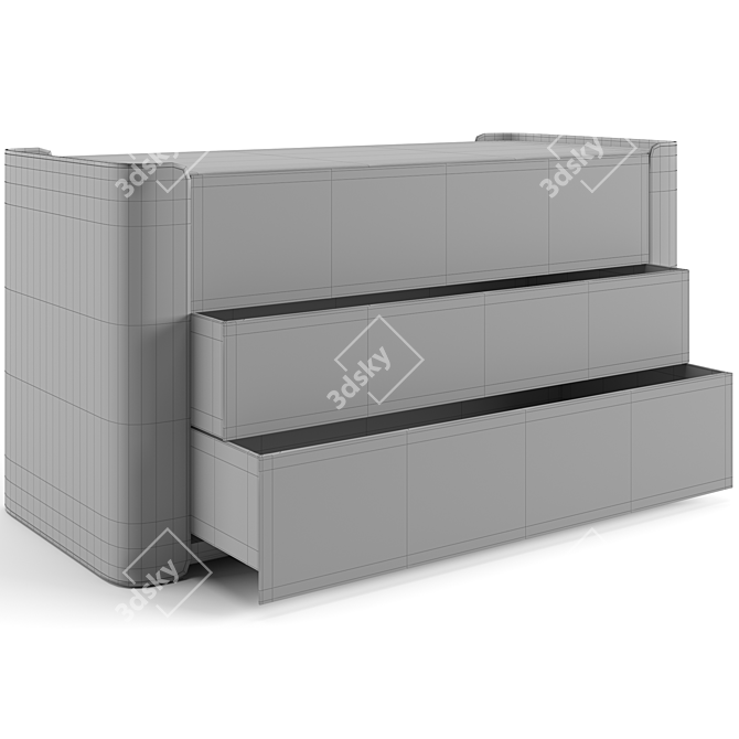 Elegant Fendi Casa Chest 3D model image 7