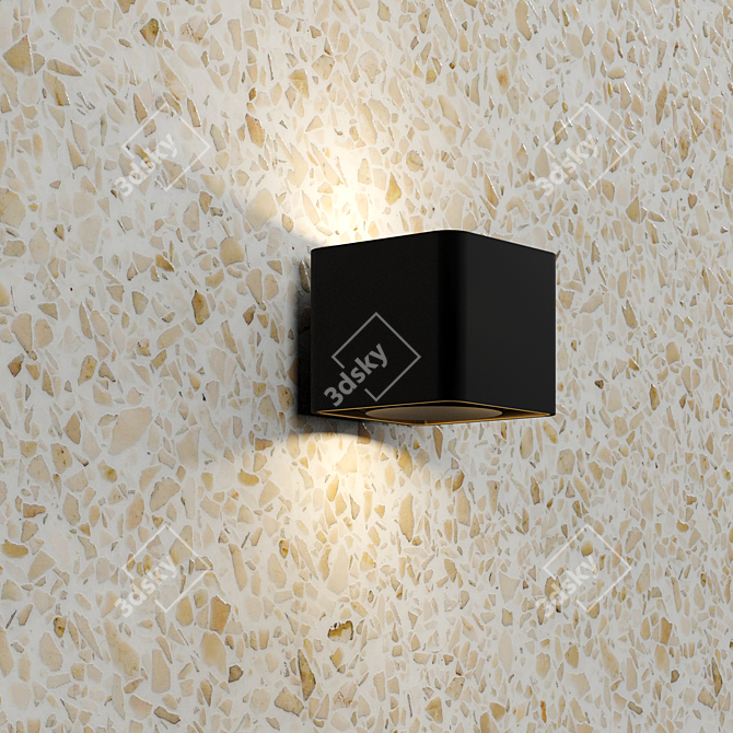 Euval Terrazzo 30: Stunning PBR Seamless Terrazzo Marble 3D model image 2