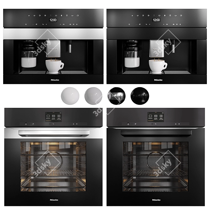 Miele Collection: Elegant & Efficient Appliances 3D model image 1