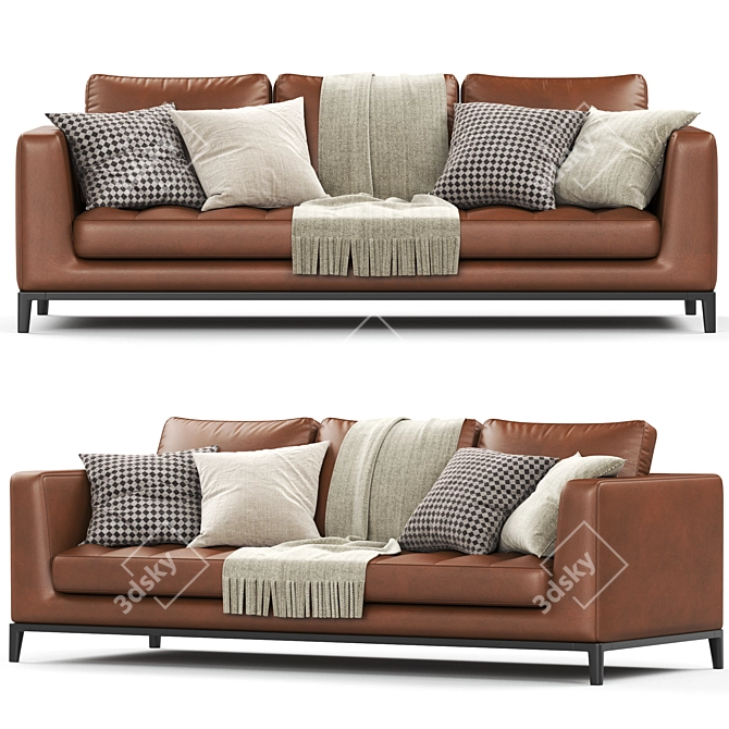 Maxalto Lucrezia Soft Sofa - Luxury & Comfort 3D model image 2