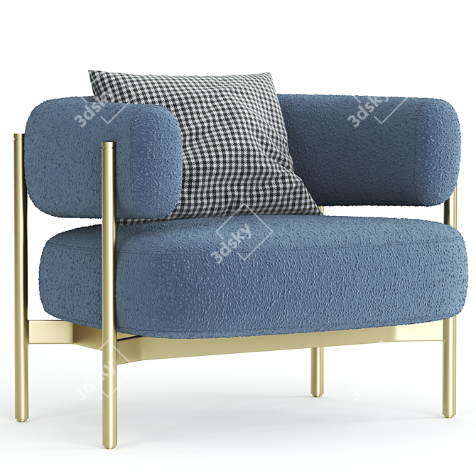 Cosmo CINI Armchair: Modern Elegance for Your Space 3D model image 1