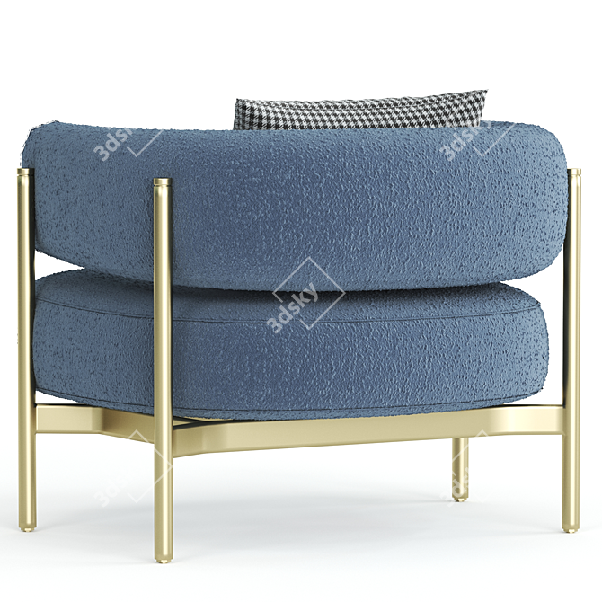 Cosmo CINI Armchair: Modern Elegance for Your Space 3D model image 3