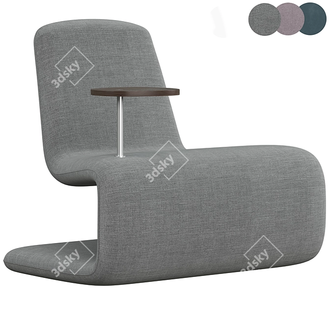 Anne Linde Urban Lounge Armchair 3D model image 1