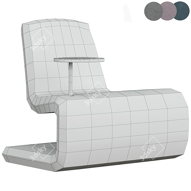 Anne Linde Urban Lounge Armchair 3D model image 5