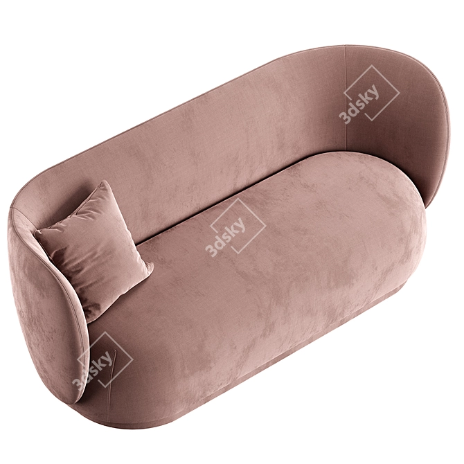 Ferm Living Rico Lounge S Sofa 3D model image 4