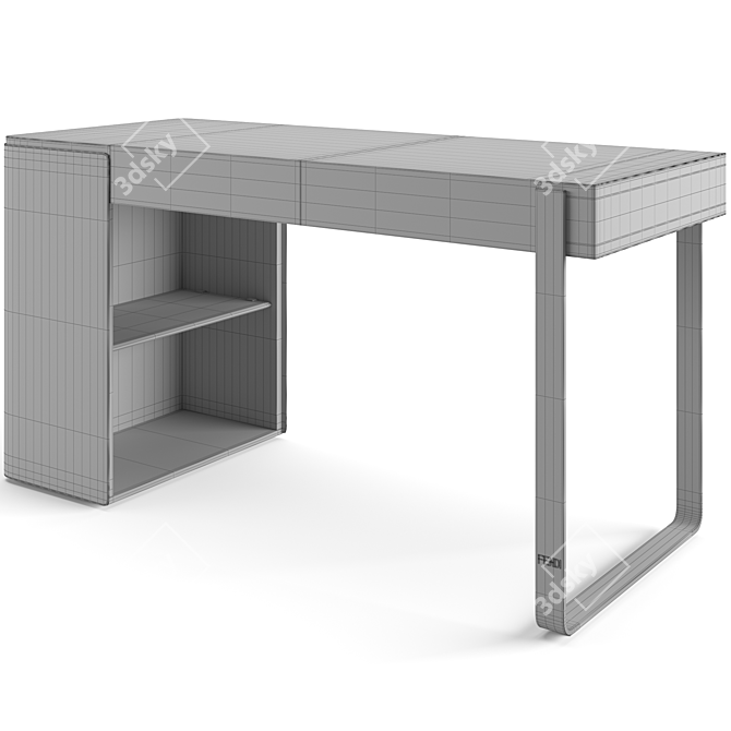 Luxury Fendi Icon Console: Elegant Design 3D model image 5