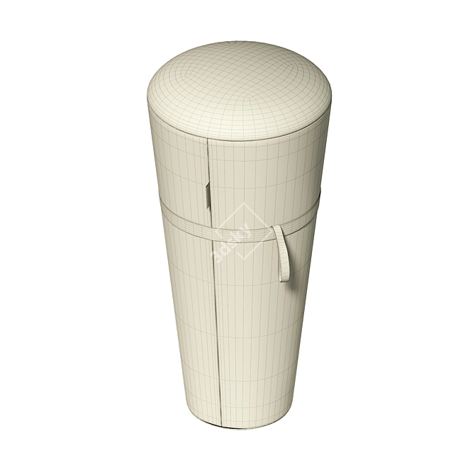 Dynamic Stand-up Stool by Wilkhahn - Ergonomic Design 3D model image 5