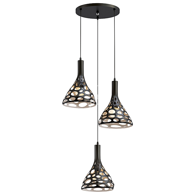 Elegant Velante 243 Chandelier 3D model image 1