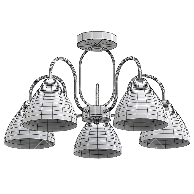 De Markt City Alfa 324017305 Chandelier 3D model image 2