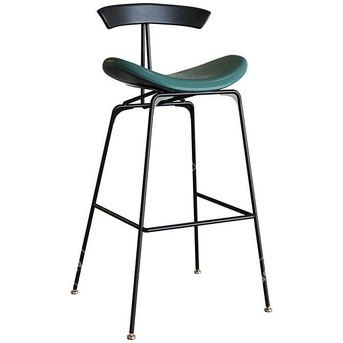 Ant Bar Stool Chair: Sleek and Stylish 3D model image 2