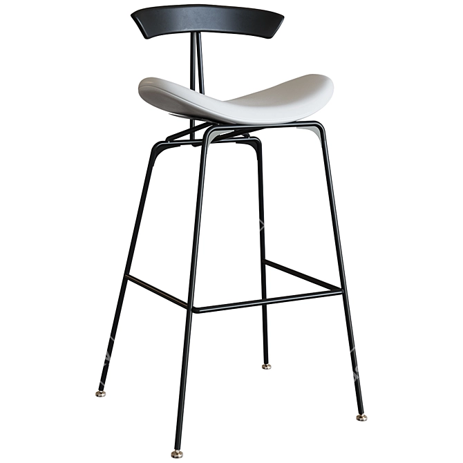 Ant Bar Stool Chair: Sleek and Stylish 3D model image 4