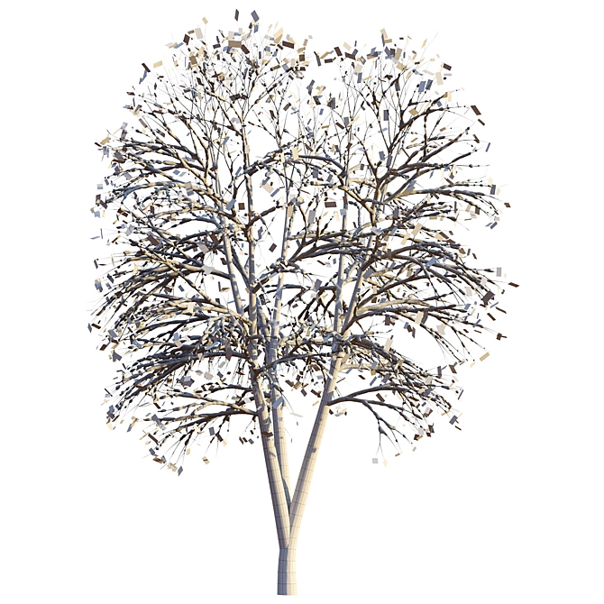 Winter Wonderland: Snow Tree 2 3D model image 2