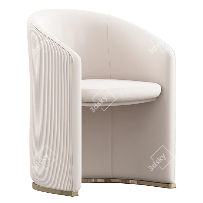 Contemporary Carmen Armchair - Visionnaire Home 3D model image 1