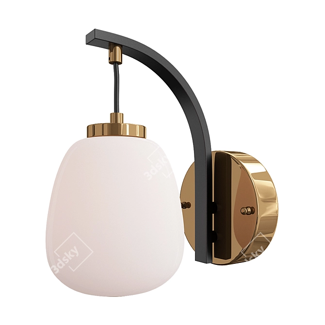 Modern LED Wall Sconce 3D model image 1