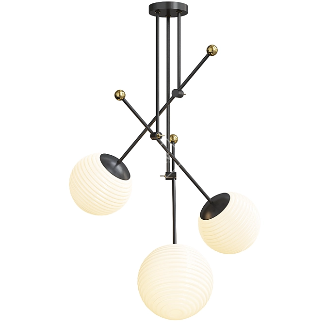 Chelsom Cafe Ceiling Light 3D model image 1