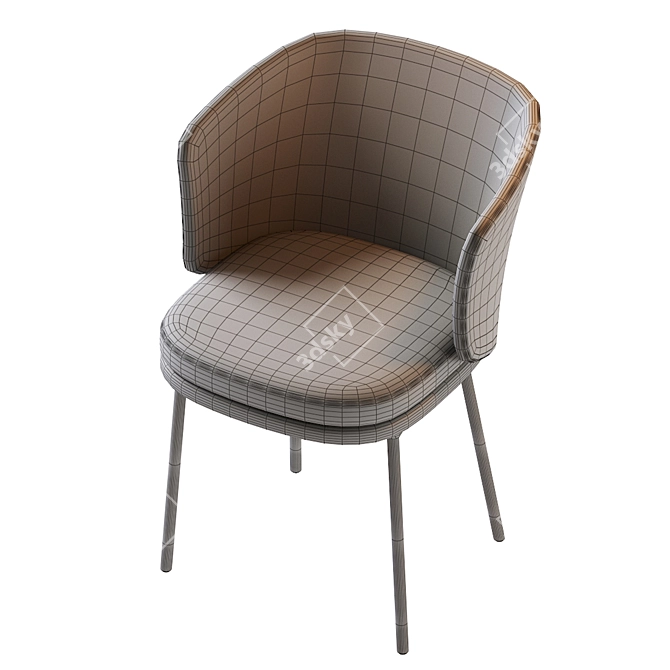 Ergo-Sensa Modern Chair 3D model image 7