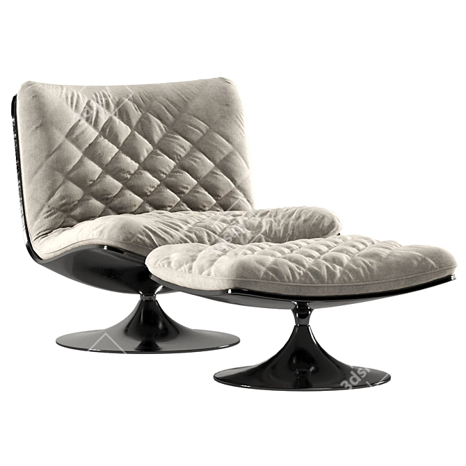 Marilyn Modern Lounge Chair 3D model image 1