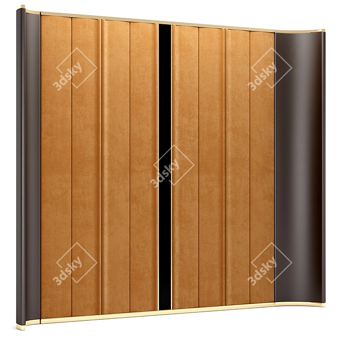 Elegant Element Decorative Panel 3D model image 1