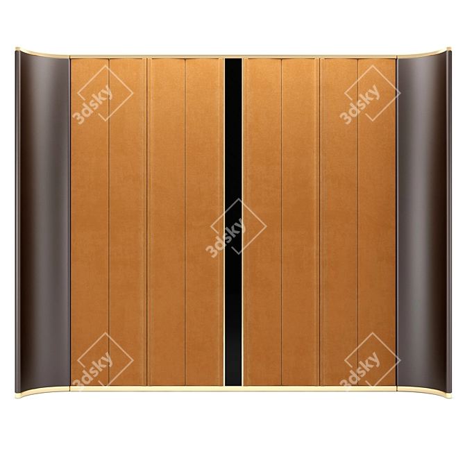 Elegant Element Decorative Panel 3D model image 2