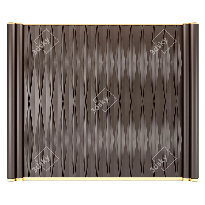 Title: Elegant Wall Panel 18 3D model image 2