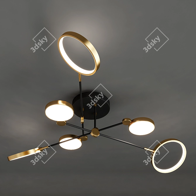 Elegant LED Ceiling Light - Tolani 3D model image 2