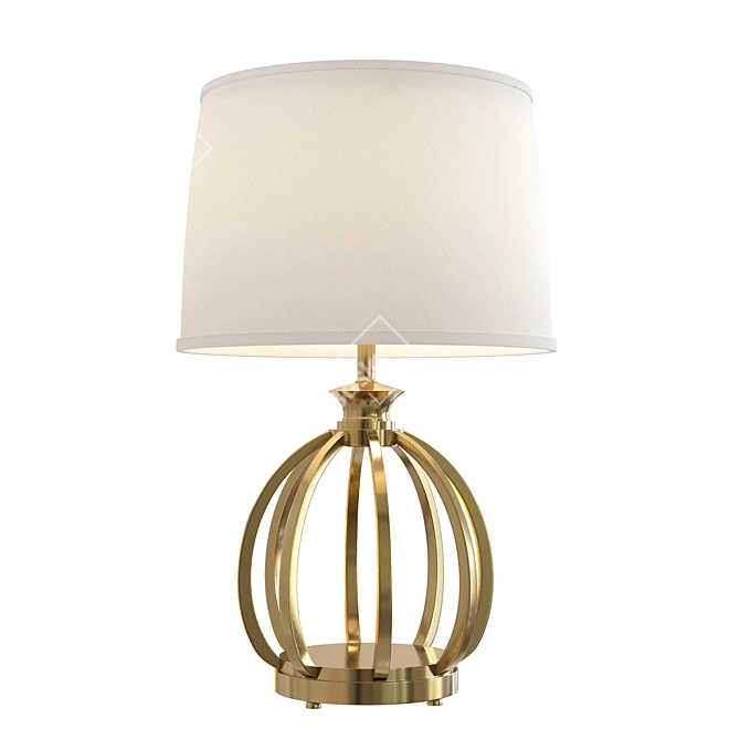 Sophisticated Table Lamp UTTERMOST 3D model image 1