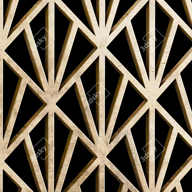 Square Decorative Panels: Set of 25 3D model image 3