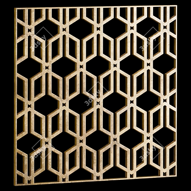 Square Decorative Panels: Set of 25 3D model image 5