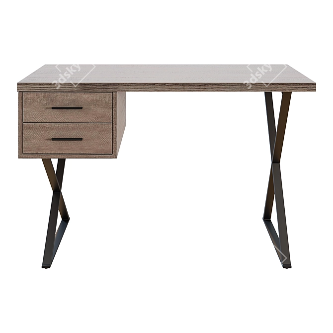 Title: Hemingway Writing Desk 3D model image 2