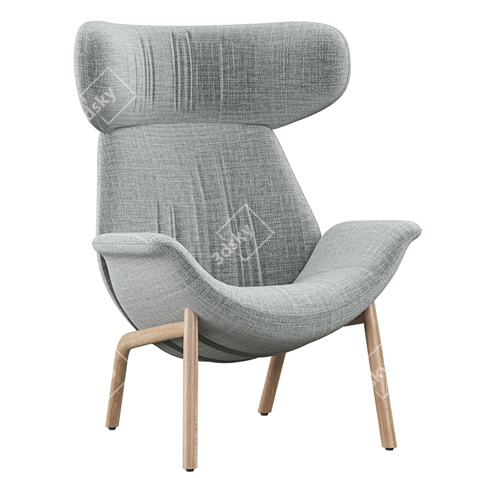 Pedrali ILA 2024: Stylish Modern Chair 3D model image 1