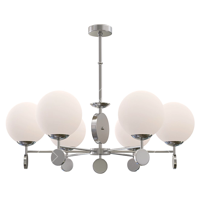 Elegant Marsela Chandelier - Sleek and Sophisticated Lighting 3D model image 2