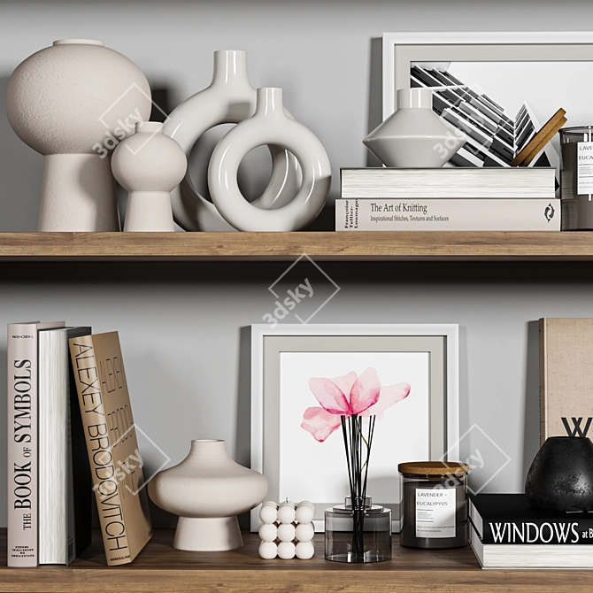 Elegant H&M Decor Set 3D model image 4