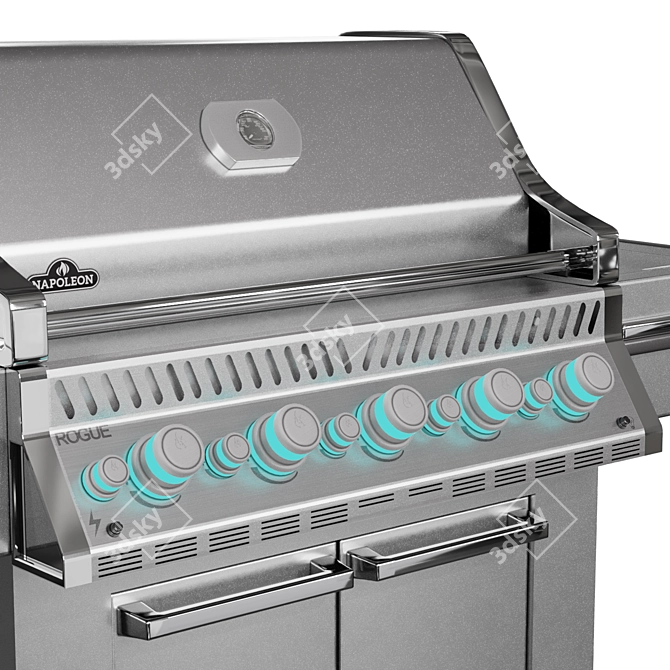 Napoleon Prestige Gas Grill (665 RSIB) 3D model image 4