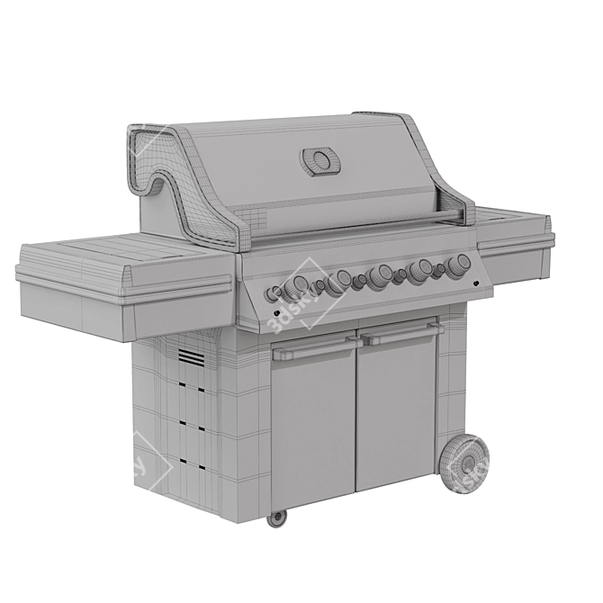 Napoleon Prestige Gas Grill (665 RSIB) 3D model image 5