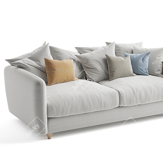 Cozy Comfort: Podge Sofa 3D model image 3